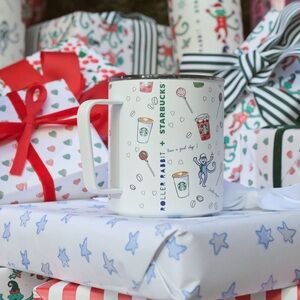 NWT Roller Rabbit + Starbucks Holiday Mug
